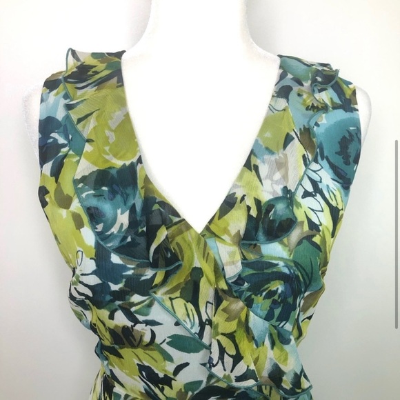 Pendleton Floral Dress - Blue and Green - Picture 4 of 9